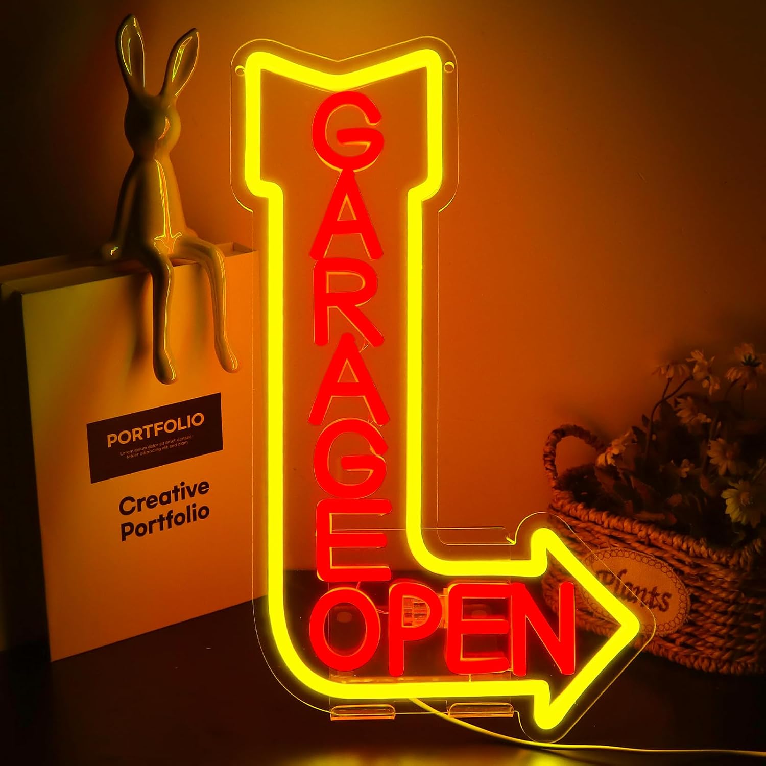  Garage Open Neon Sign USB Po - Auto Repair Shop Open review and price