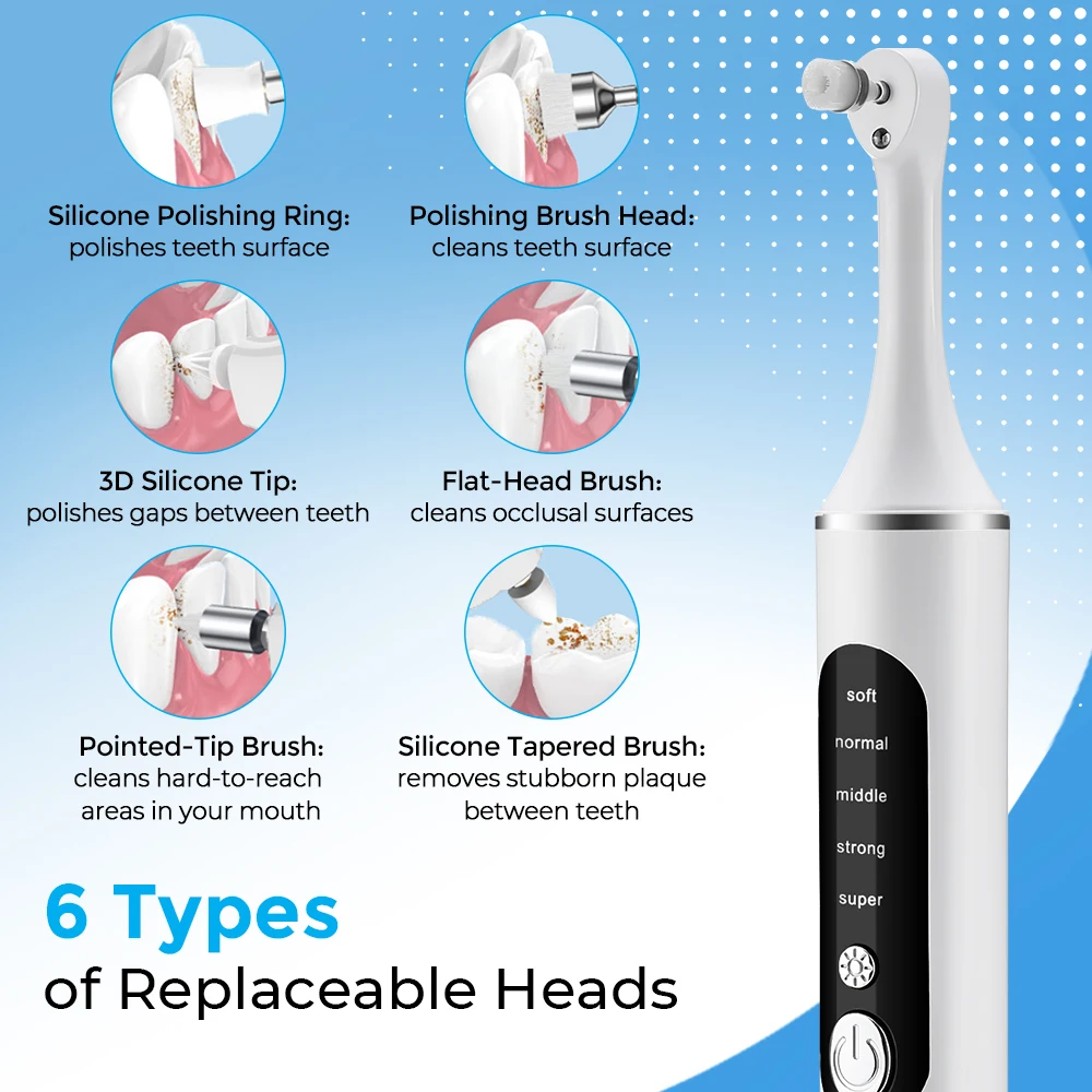 Electric Tooth Polisher Teeth  - Orbital Polisher Da review and price