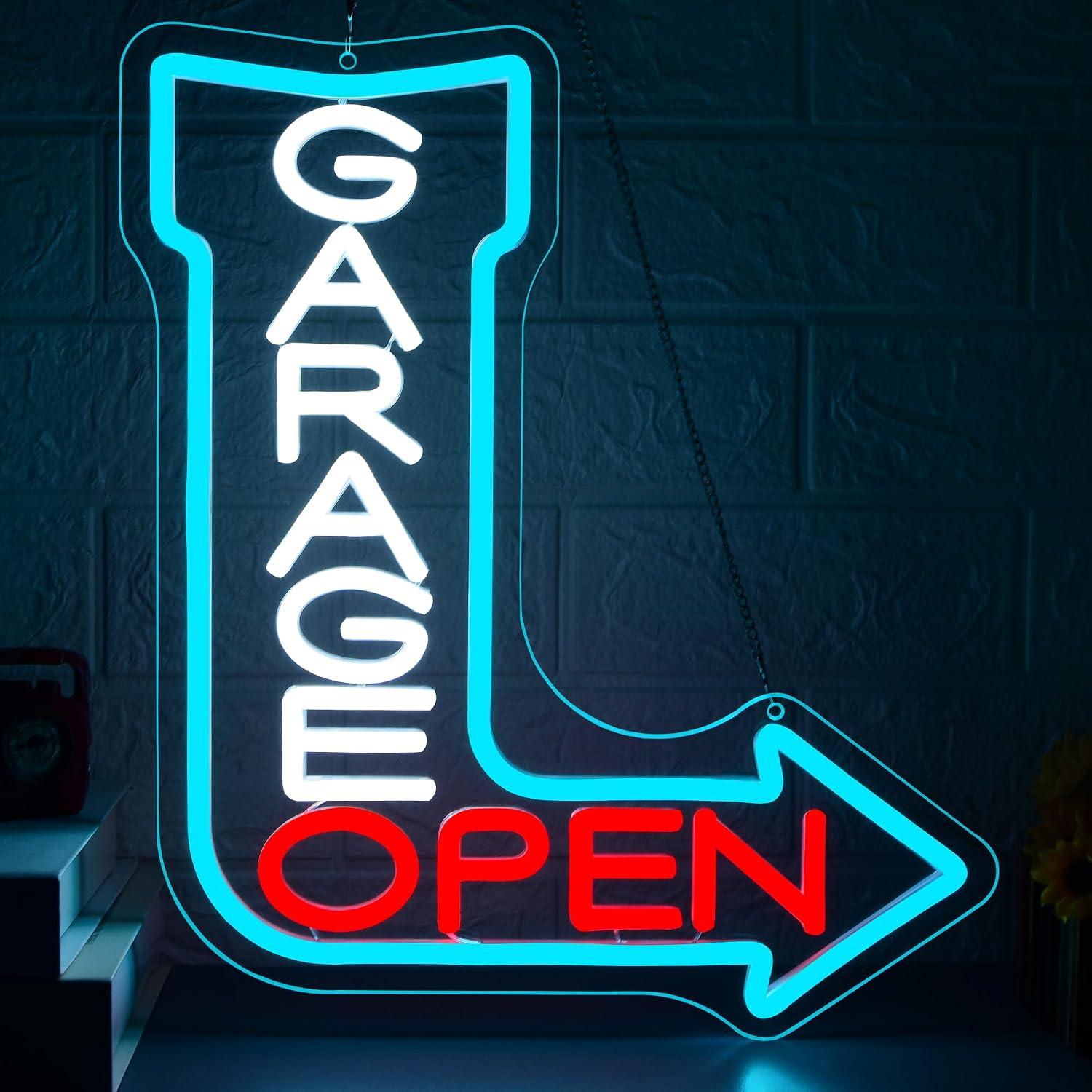 Garage Open Arrow Neon Sign Us - Auto Repair Shop Open review and price