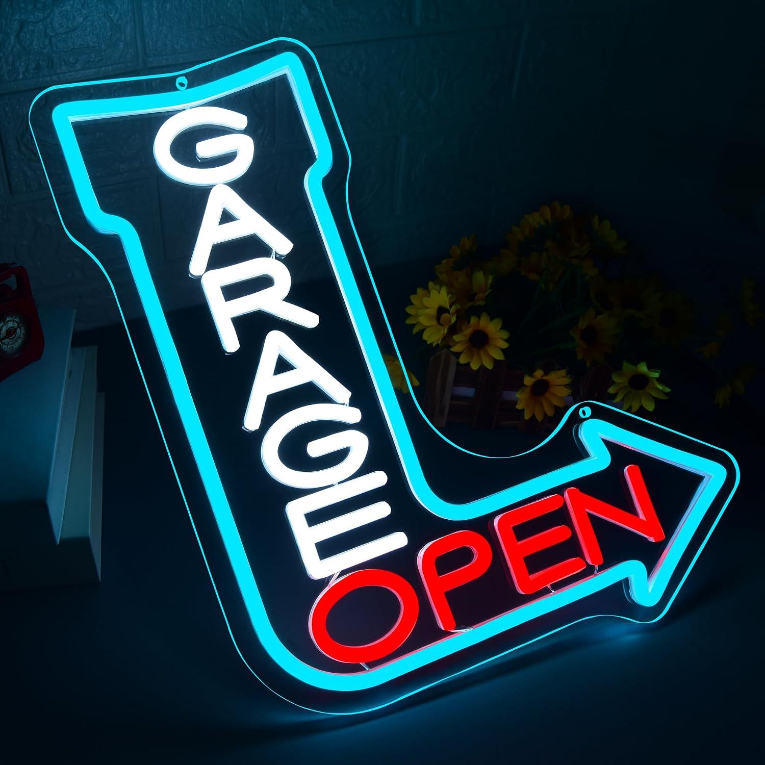 Garage Open Arrow Neon Sign Us - Auto Repair Shop Open review and price