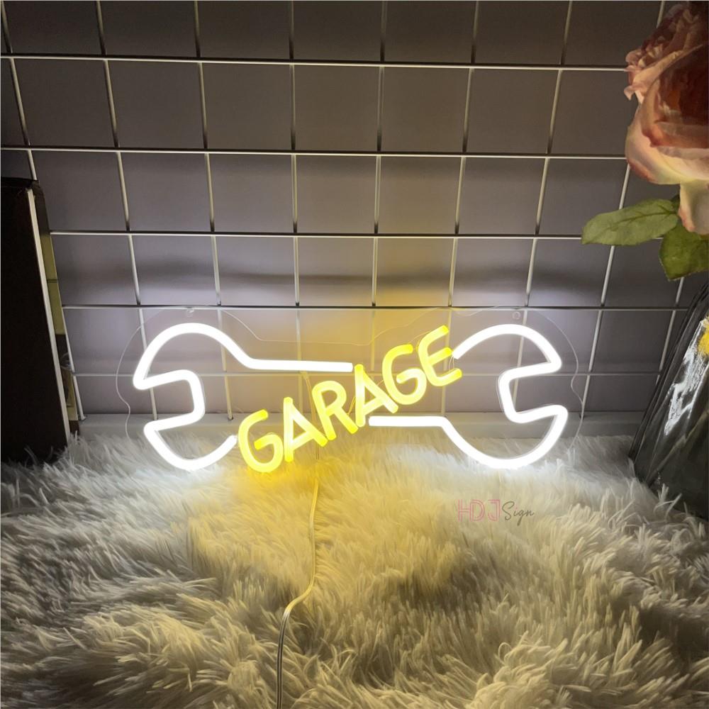 Garage Neon Sign Car Check Aut - Auto Repair Shop Open review and price