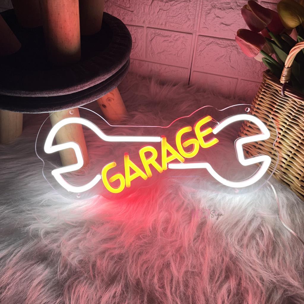 Garage Neon Sign Car Check Aut - Auto Repair Shop Open review and price