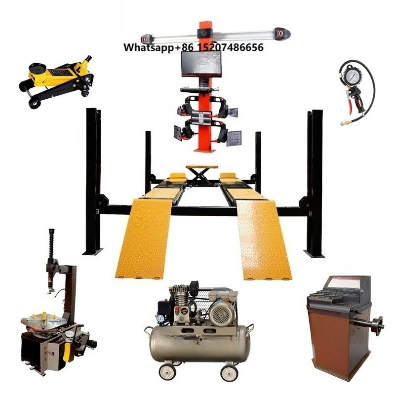 Four Post Double Cylinder Hydr - Wheel Alignment Machine review and price